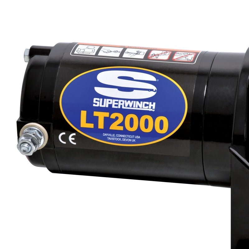 Superwinch LT2000 2,000 lb 12-Volt Utility Winch with Steel Rope, Part 1120210