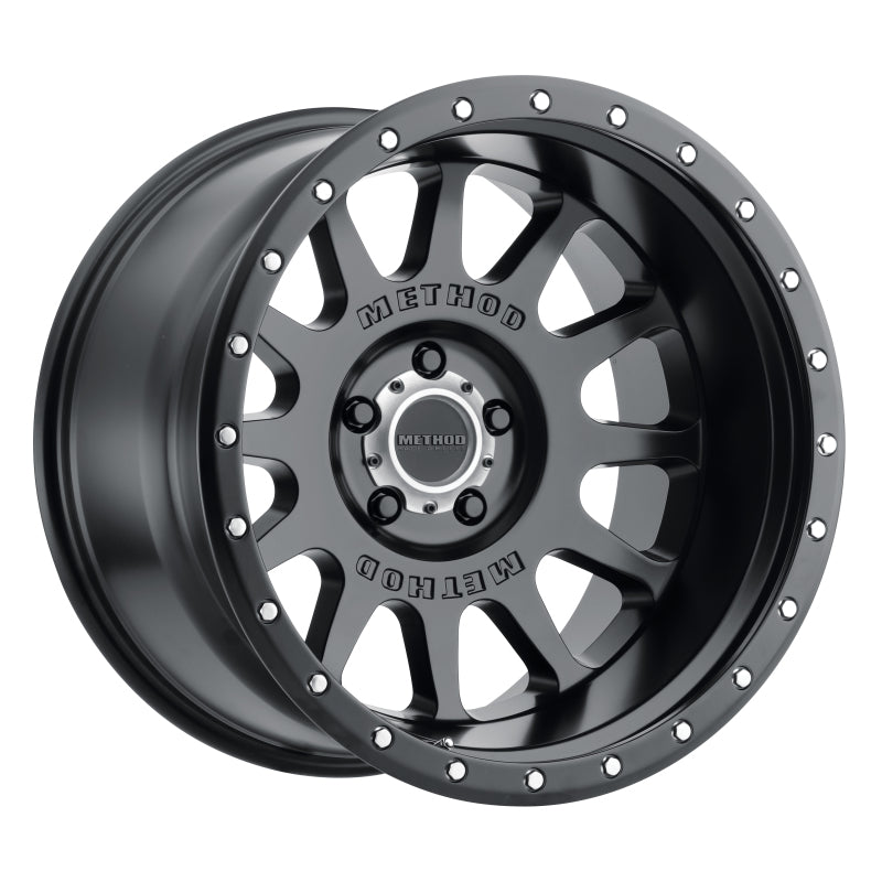 Method Wheels MR605 NV 20x10 -24mm Offset 5x5.5 Matte Black Wheel