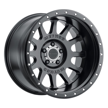 Method Wheels MR605 NV 20x10 -24mm Offset 5x5.5 Matte Black Wheel