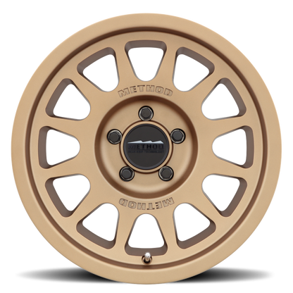 Method Wheels MR703 Bead Grip 17x8.5 Bronze Wheel, +25mm Offset, 5x5 Bolt Pattern