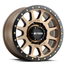 Method Wheels MR305 NV 17x8.5-Inch Bronze/Black Wheel, +25 Offset, 6x5.5 Bolt Pattern