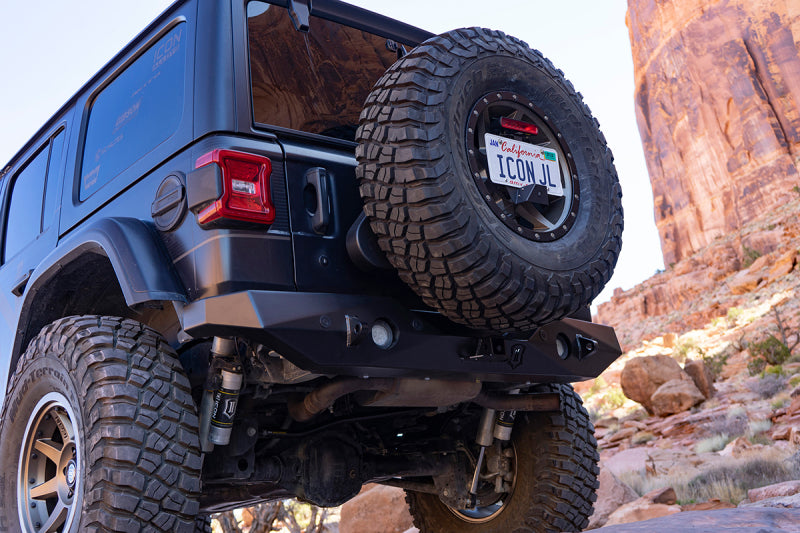 ICON 25171 License Plate Relocation Kit for 2018+ Jeep Wrangler JL