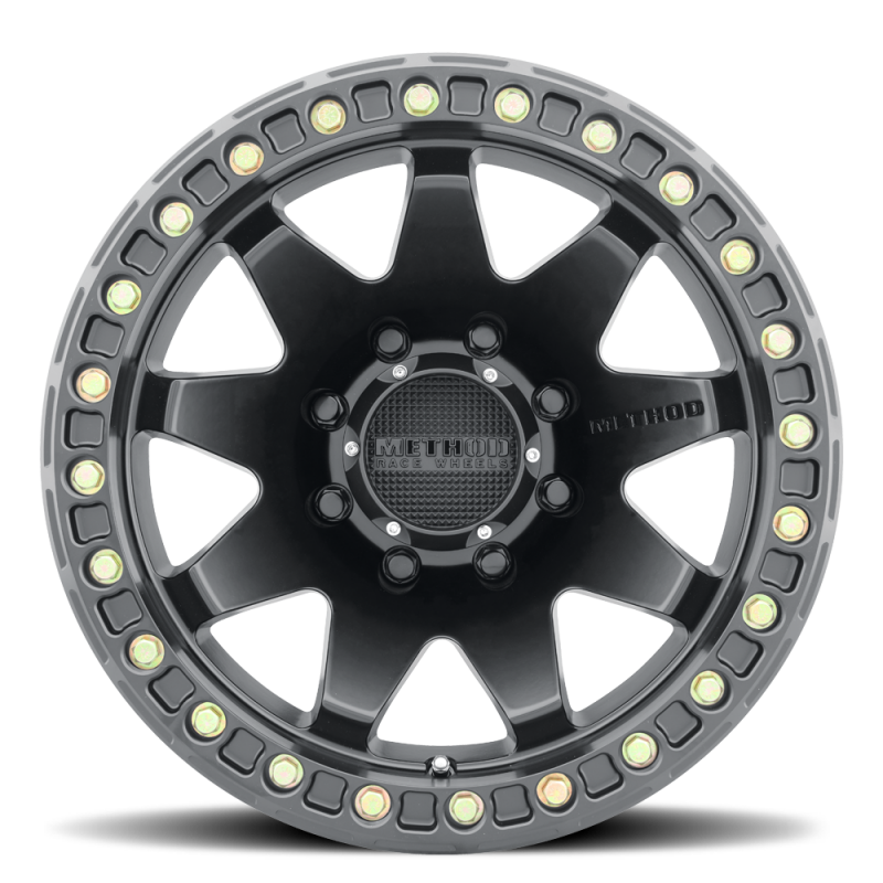 Method Wheels MR108 17x9 Matte Black Wheel, -44mm Offset, 8x170 Bolt Pattern