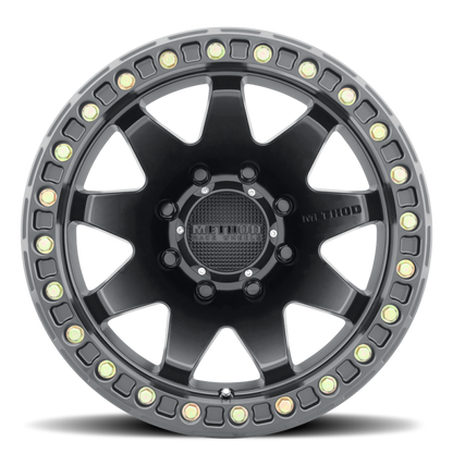 Method Wheels MR108 17x9 Matte Black Wheel, -44mm Offset, 8x170 Bolt Pattern