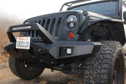 Body Armor 4x4 JP-19537 Orion Full-Width Front Bumper for 2007-2026 Jeep Wrangler JK/JL and Gladiator JT