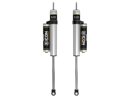 ICON 57721P-CB 2.5 Aluminum Series Piggyback Rear Shocks for 2007-2021 Toyota Tundra with 6-Inch Lift, Pair