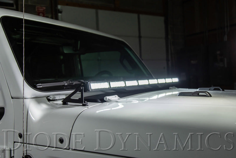 Diode Dynamics DD6090 Hood Bracket Kit for 2018–2021 Jeep JL Wrangler