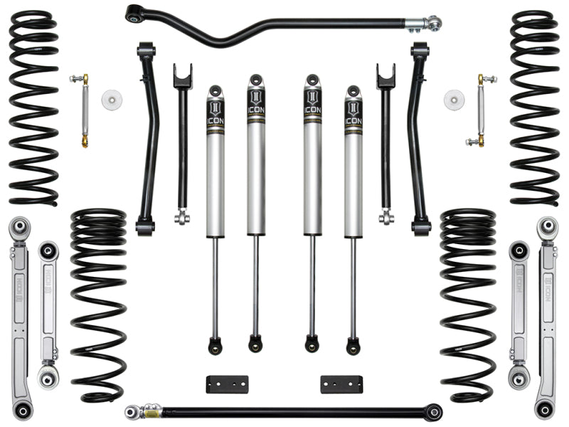 ICON K22105 Stage 5 2.5-Inch Suspension System with Billet Links for 2020+ Jeep Gladiator JT