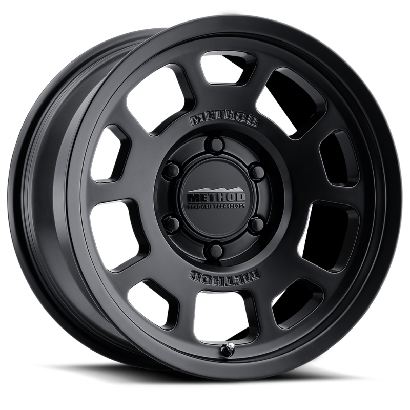 Method Wheels MR705 17x8.5 0mm Offset 5x5 Matte Black Bead Grip Wheel