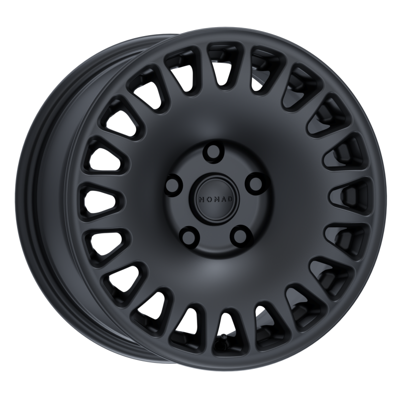 Nomad N503SB Sahara Forged 17x8.5-Inch 6x139.7 Bolt Pattern 0mm Offset Satin Black Wheel