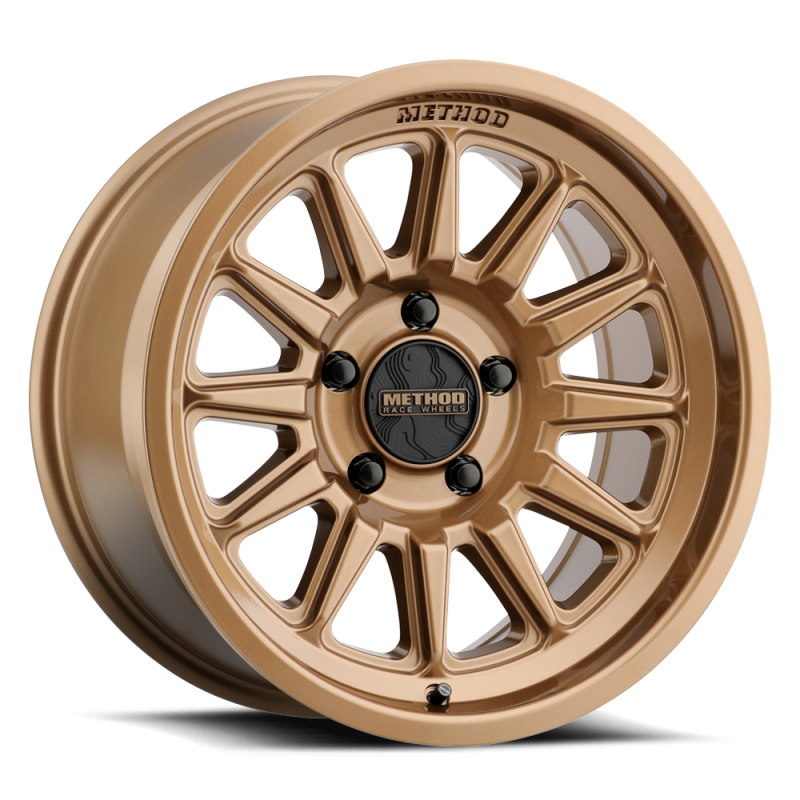 Method Wheels MR323 17x8.5-Inch 6x5.5 Bolt Pattern 0mm Offset Gloss Bronze Wheel