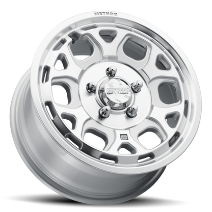 Method Wheels MR416 Bead Grip 15x7 Cast Wheel, 6x5.5 Bolt Pattern, +74 Offset, Machined Clear Coat
