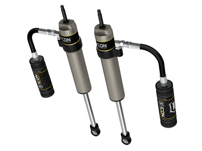 ICON 57806P 2.5 Aluminum Series Rear Shocks for 2005–2017 Toyota Tacoma with 6-Inch Lift, Pair