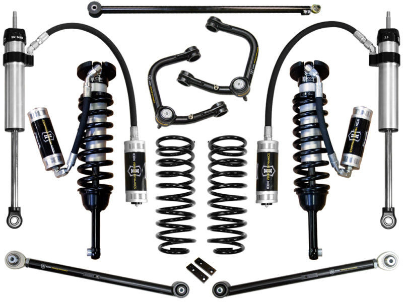 ICON K53185T Stage 5 Suspension System for 2010+ Lexus GX460, 0-3.5-Inch Lift with Tubular UCA