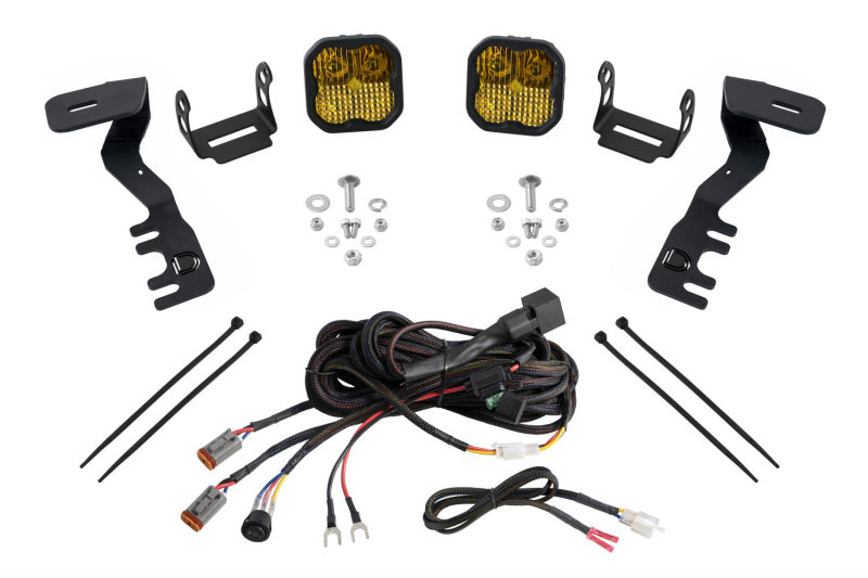 Diode Dynamics DD7941 SS3 LED Ditch Light Kit for 2024+ Toyota Tacoma, Pro Yellow Combo