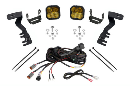 Diode Dynamics DD7941 SS3 LED Ditch Light Kit for 2024+ Toyota Tacoma, Pro Yellow Combo