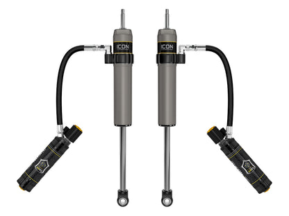 ICON 57840EP 2022-2023 Toyota Tundra 2.5 Aluminum Series Rear Shocks with Remote Reservoir and CDEV, Pair