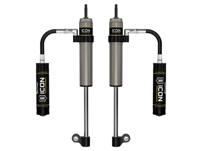 ICON 57826P 2.5 Aluminum Series RXT Rear Shocks with Remote Reservoir for Toyota Tacoma