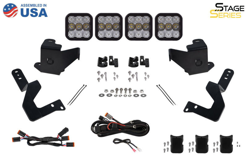 Diode Dynamics SS5 Grille CrossLink Bracket Kit DD7406P for 2022+ Toyota Tundra