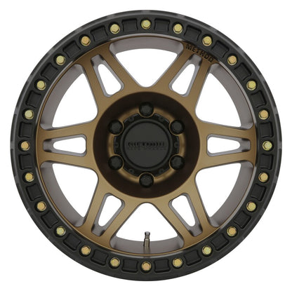 Method Wheels MR106 Beadlock Wheel, 17x9, -44mm Offset, 6x5.5 Bolt Pattern, Bronze