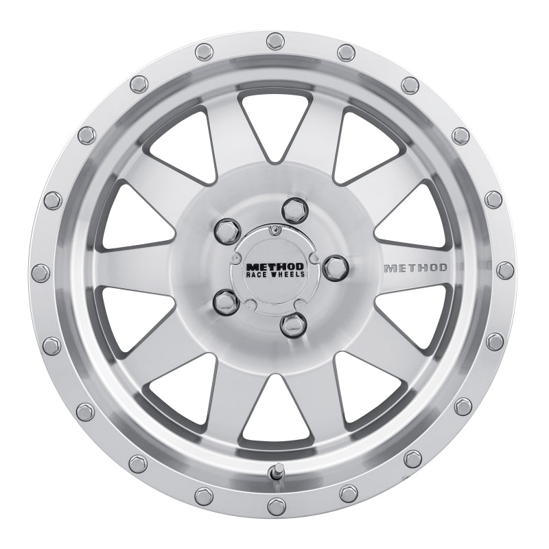 Method Wheels MR301 The Standard 16x8 Polished Wheel, 0mm Offset, 5x4.5 Bolt Pattern
