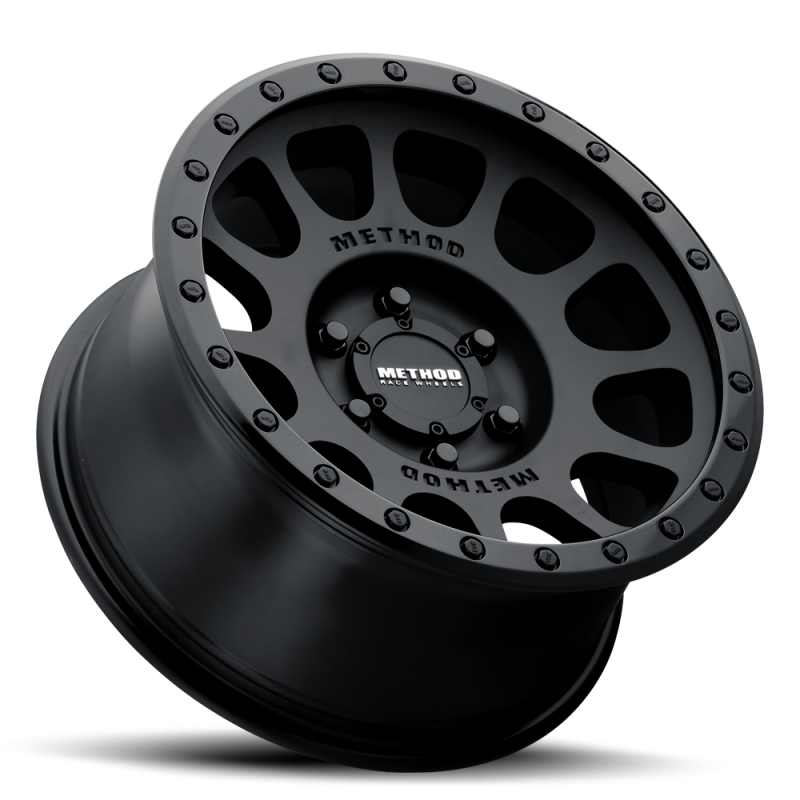 Method Wheels MR305 NV 17x8.5 Matte-Gloss Black Wheel, 0mm Offset, 5x150