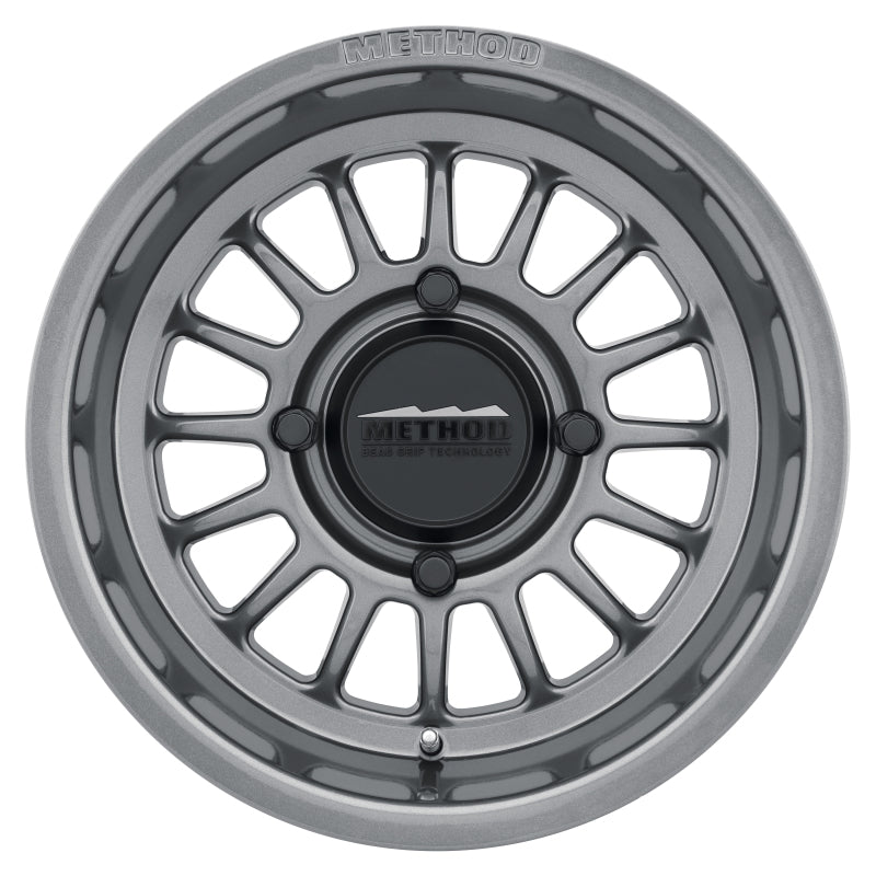 Method Wheels MR411 Bead Grip 15x7 Gloss Titanium Wheel, 4x156, +38 Offset
