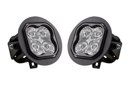 Diode Dynamics SS3 Max Type FT Fog Light Bracket Kit with Amber Backlight, Yellow SAE Fog, DD7026