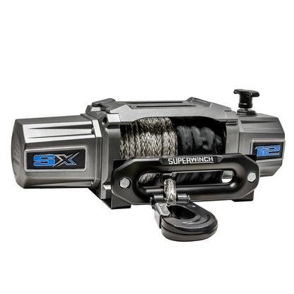 Superwinch SX12SR 12000 lb 12-Volt Synthetic Rope Winch, Part 1712201
