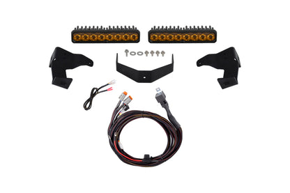 Diode Dynamics DD8837 Stealth Light Bar Kit for 2024-2025 Toyota Tacoma, SS10 Max Yellow Combo