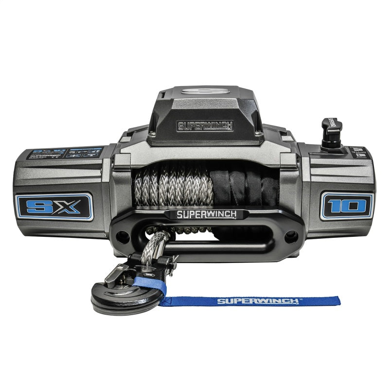 Superwinch SX10SR 1710201 10,000 lb 12V Winch with 80 ft Synthetic Rope