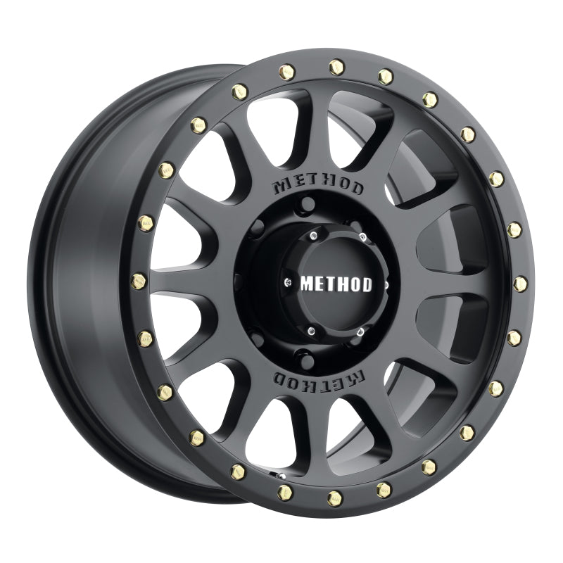 Method Wheels MR305 NV 18x9 -12mm Offset 8x6.5 Matte Black Wheel