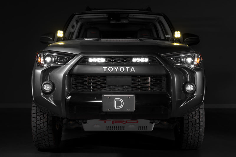 Diode Dynamics DD8857 SS6 Sport LED Light Bar Kit for 2014–2024 Toyota 4Runner, Yellow Fog 3000K