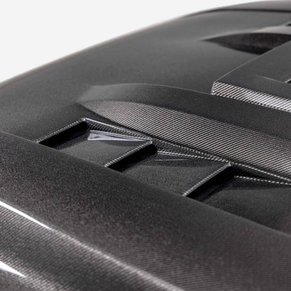 Seibon HD24TYTA-TS TS-Style Carbon Fiber Hood for 2024 Toyota Tacoma