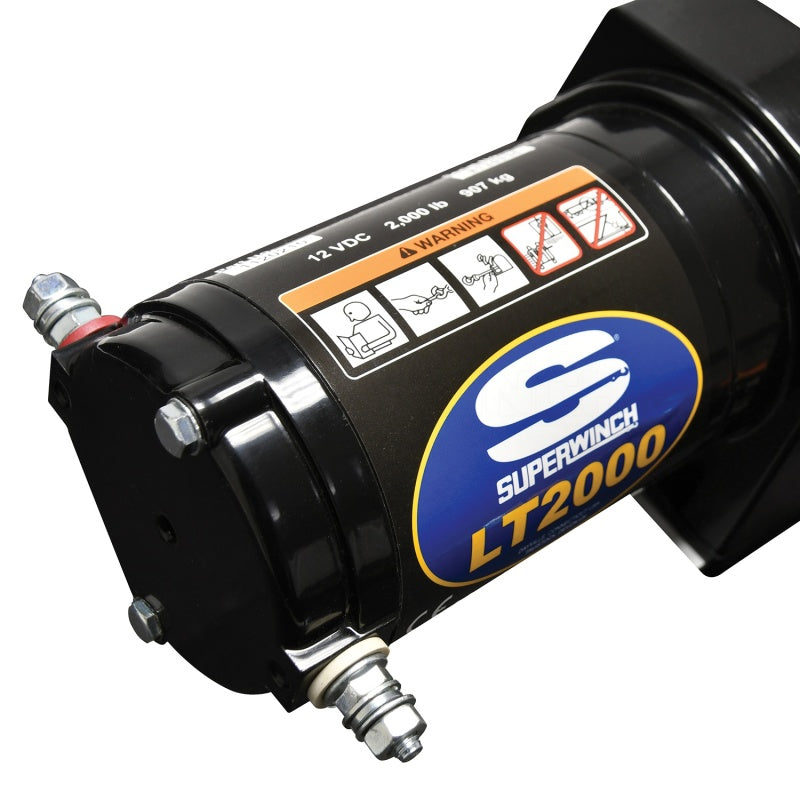 Superwinch LT2000 2,000 lb 12-Volt Utility Winch with Steel Rope, Part 1120210