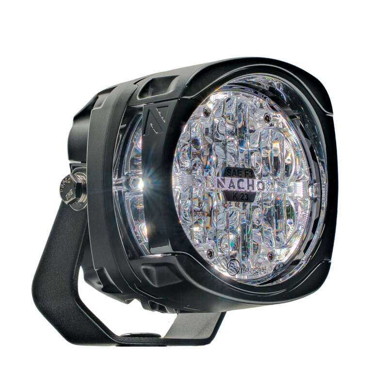 Nacho Offroad Technology Quatro 4-Inch SAE Amber LED Fog Light, PM482