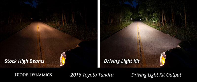 Diode Dynamics DD6068 SS12 LED Driving Light Kit for 2014-2021 Toyota Tundra, Amber Wide