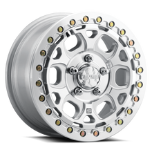 Method Wheels MR416 Beadlock 15x7 Wheel, 5x4.5 Bolt Pattern, +55 Offset, Machined Clear Coat