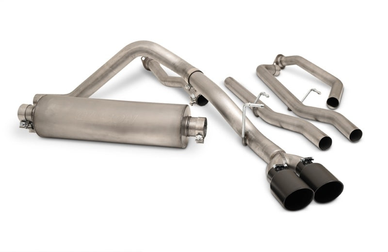 Gibson 67105B Black Elite Cat-Back Dual Sport Exhaust System for 2022-2024 Toyota Tundra 3.5L Twin-Turbo V6