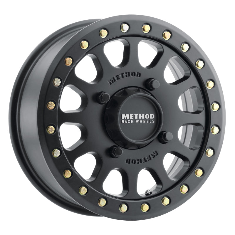 Method Wheels MR401 Beadlock UTV Wheel, 15x6, 4x156, +53mm Offset, Matte Black