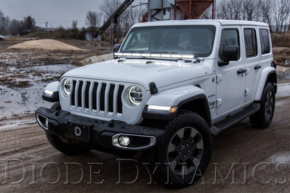 Diode Dynamics DD6090 Hood Bracket Kit for 2018–2021 Jeep JL Wrangler