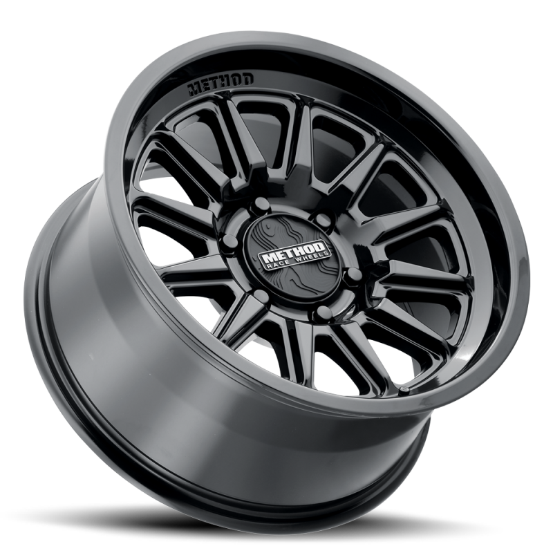 Method Wheels MR323 Gloss Black Cast Wheel, 17 x 8.5 Inches, 6x5.5 Bolt Pattern, +25 Offset