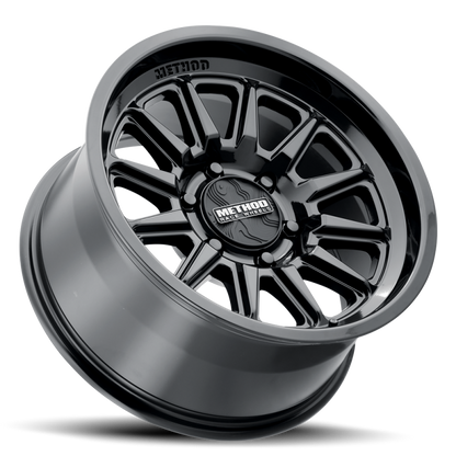 Method Wheels MR323 Gloss Black Cast Wheel, 17 x 8.5 Inches, 6x5.5 Bolt Pattern, +25 Offset