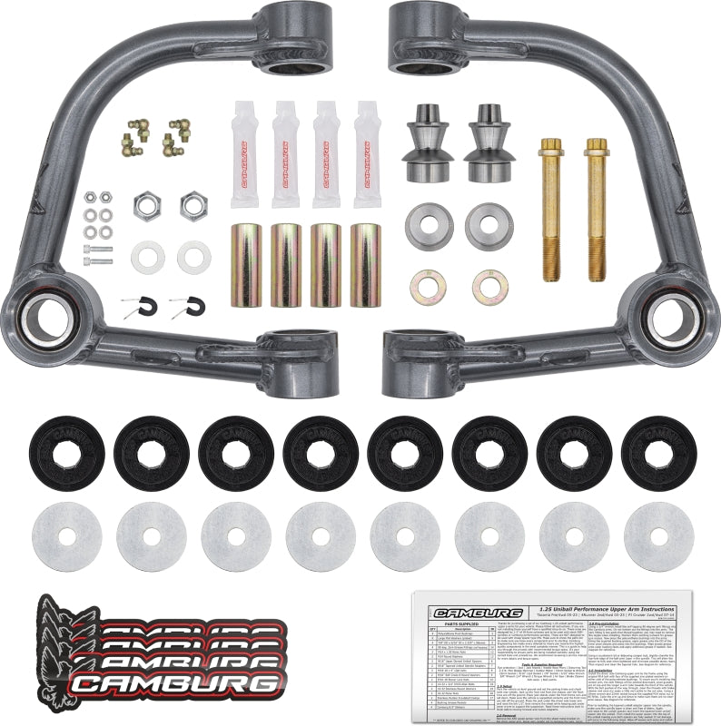 Camburg CAM-310036 Performance Uniball Upper Arms for Toyota Tacoma, 4Runner and FJ Cruiser