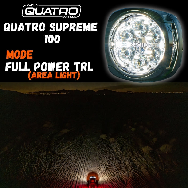 Nacho Offroad Technology Quatro Supreme 100 4-Inch Off-Road LED Light, PM415