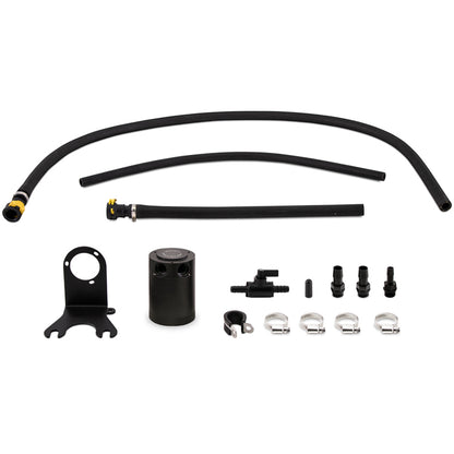Mishimoto MMBC-JLP-18PBE Baffled Oil Catch Can Kit for 2018+ Jeep Wrangler JL 3.6L