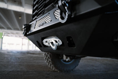 DV8 Offroad MTO Series Front Bumper with Winch Mount for 2022-2025 Toyota Tundra, Part FBTT2-04