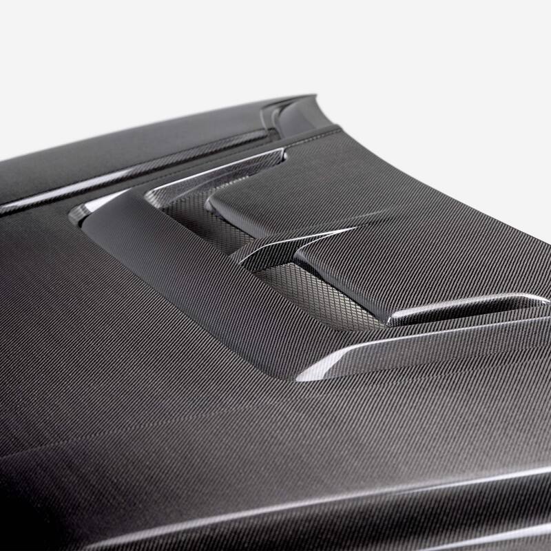 Seibon HD23TYTU-RR RR-Style Carbon Fiber Hood for 2022–2024 Toyota Tundra and 2023–2024 Toyota Sequoia