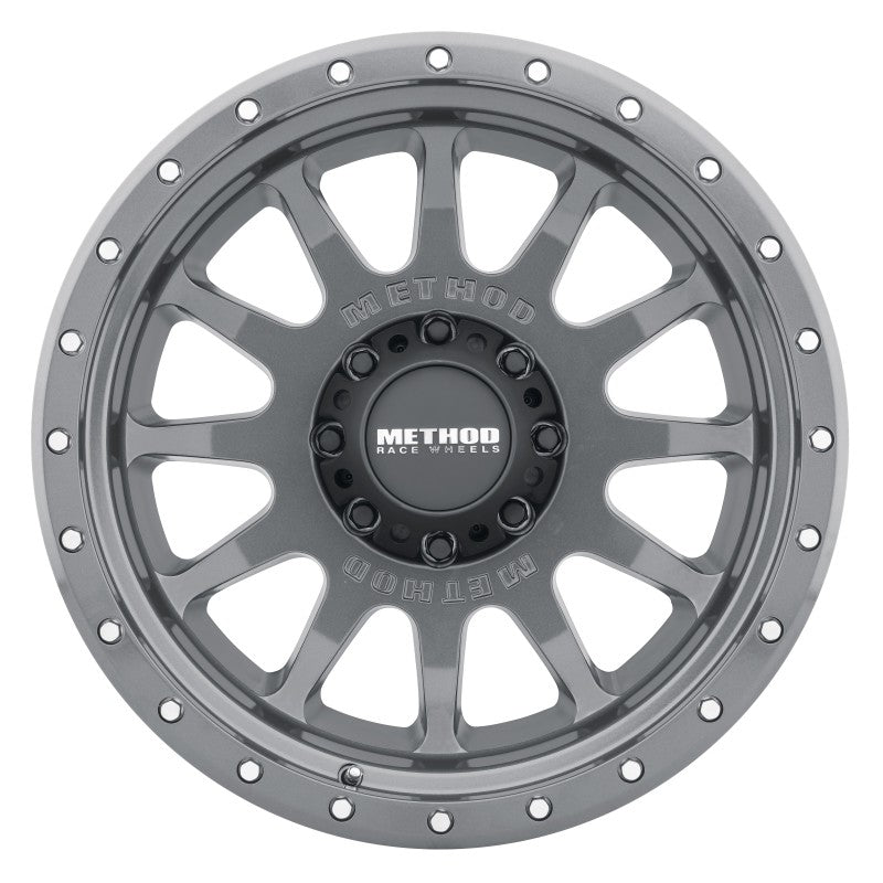 Method Wheels MR605 NV 20x10 -24mm Offset 8x170 Gloss Titanium Wheel