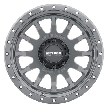 Method Wheels MR605 NV 20x10 -24mm Offset 8x170 Gloss Titanium Wheel